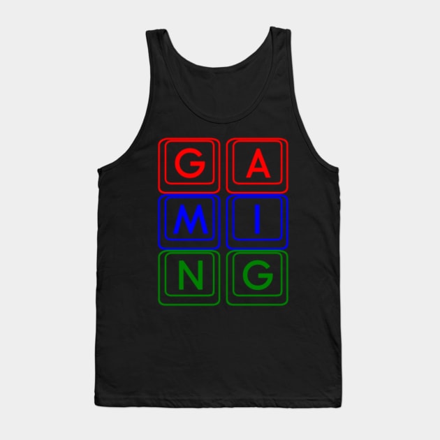 Gaming, RGB color design! Tank Top by VellArt